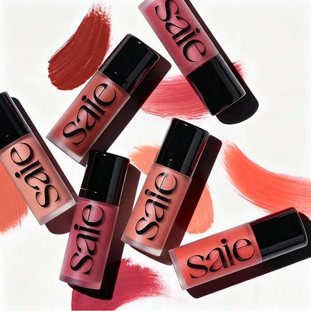 Makeup Fixing Mist - Saie Hydrating Blendable Dewy Liquid Blush