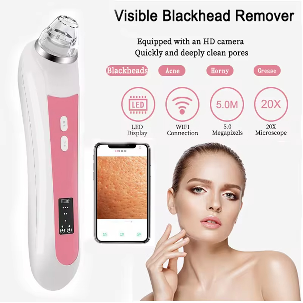 Pore Vacuum - 6 Heads Pore Cleaner Blackhead Remover