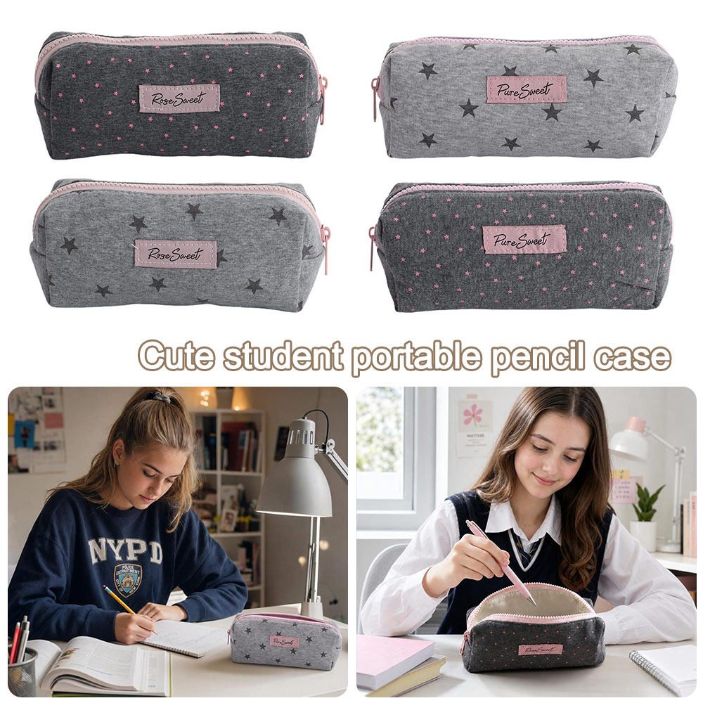 Beauty Makeup School - New Large Capacity Korean Pencil Case