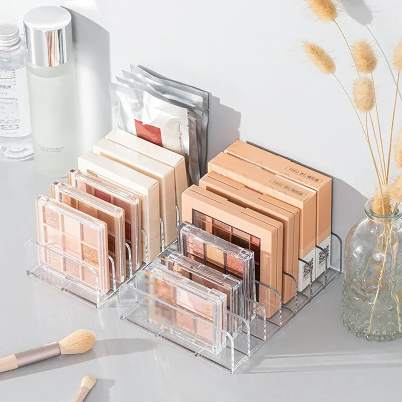 Beauty Makeup Box - 7-Compartment Desktop Makeup Organizer Plastic Storage