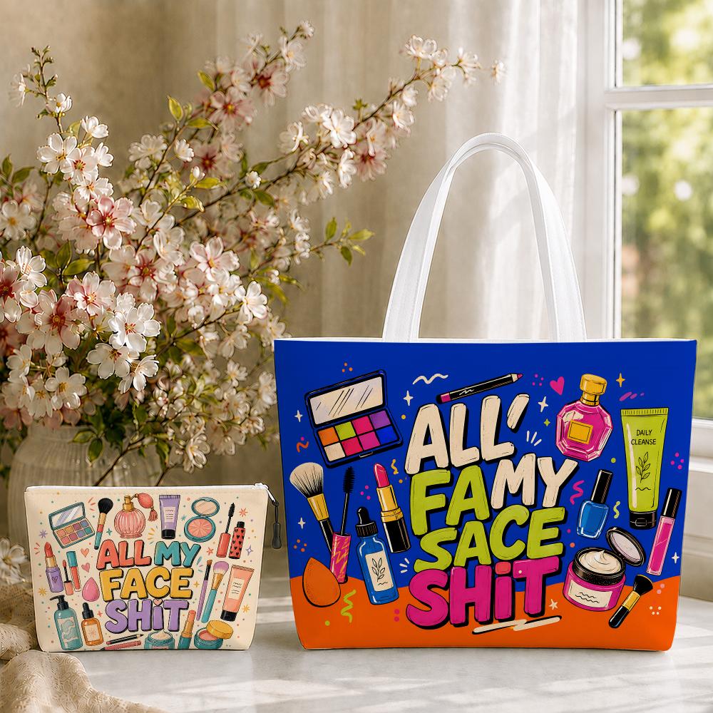 Beauty Makeup Workshop - Makeup Beauty Humor Storage Bags 2-Piece