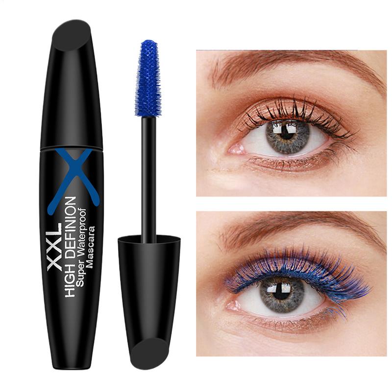 Blue Mascara for Eyelashes Vol - Waterproof Mascara Wand ulasan dan harga