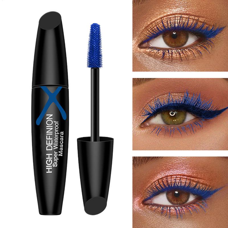 Blue Mascara for Eyelashes Vol - Waterproof Mascara Wand ulasan dan harga