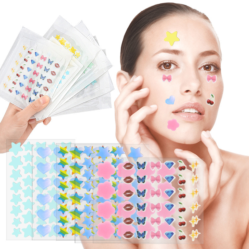 Color Cartoon Acne Patch Skin  - Beauty Of Makeup ulasan dan harga