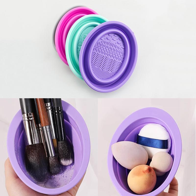 Soft Silicone Makeup Brush Cle - Beauty Makeup Kit ulasan dan harga