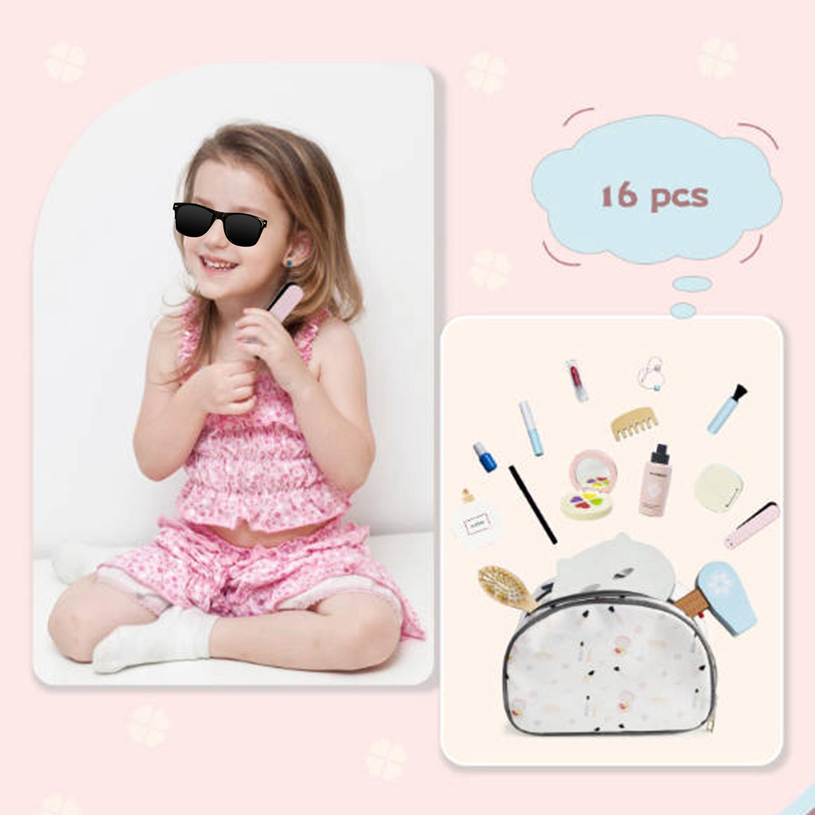Wooden Makeup Toy Set Role Pla - Makeup Beauty House ulasan dan harga
