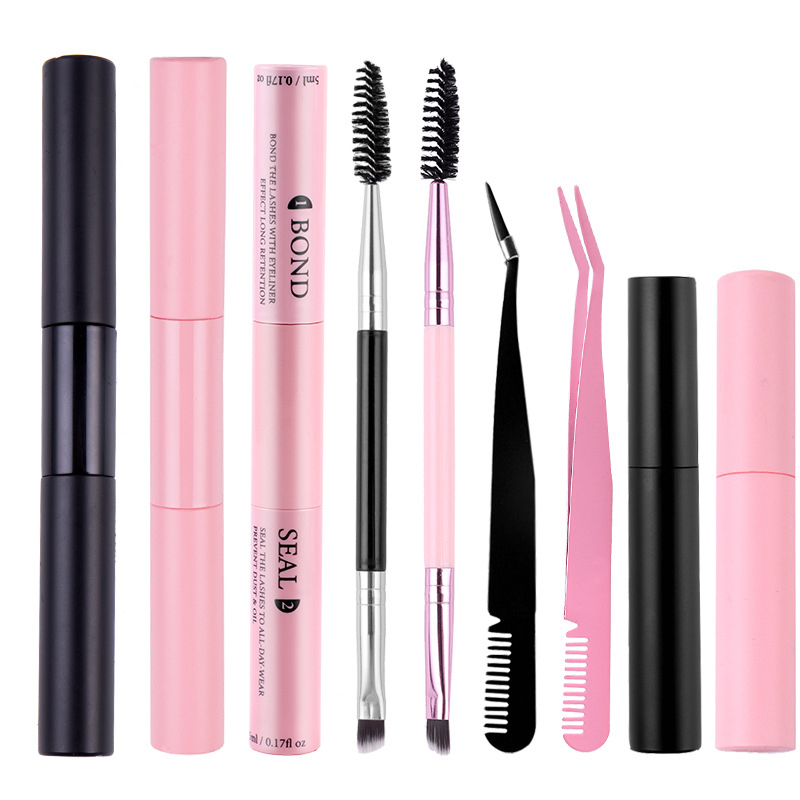 Double Ended Eyelash Bond And  - Waterproof Mascara Wand ulasan dan harga