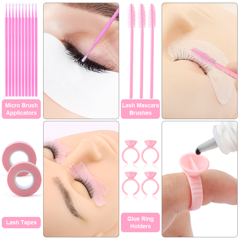 268PCS Eyelash Extensions Brus - Beauty Makeup Kit ulasan dan harga