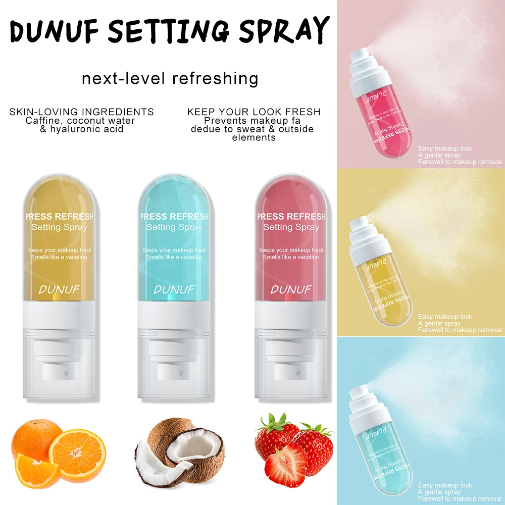 DUNUF 1 Pcs Moisturizing Makeu - Makeup Fixing Mist ulasan dan harga
