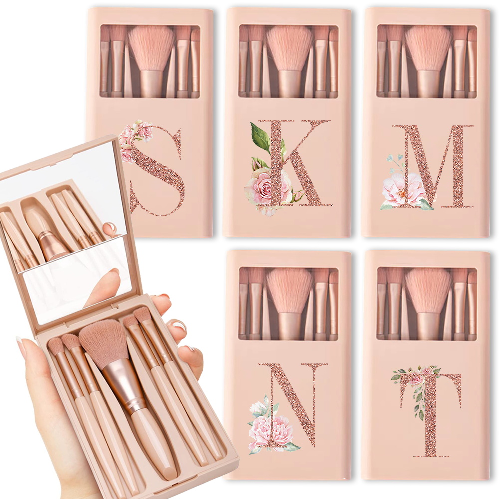 5pcs Cosmetic Brush Kit With M - Beauty Makeup Kit ulasan dan harga