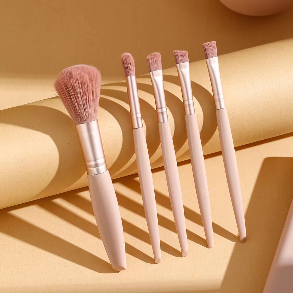 5pcs Cosmetic Brush Kit With M - Beauty Makeup Kit ulasan dan harga