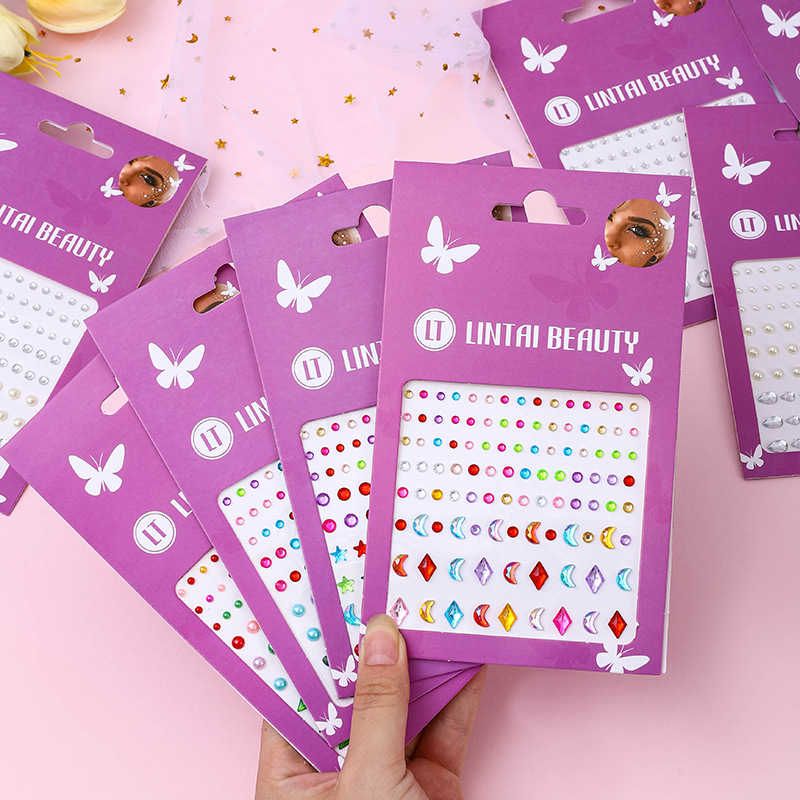 Hot Selling Face Gems Stickers - Beauty Of Makeup ulasan dan harga