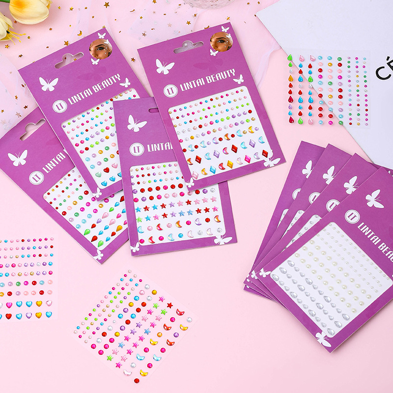 Hot Selling Face Gems Stickers - Beauty Of Makeup ulasan dan harga