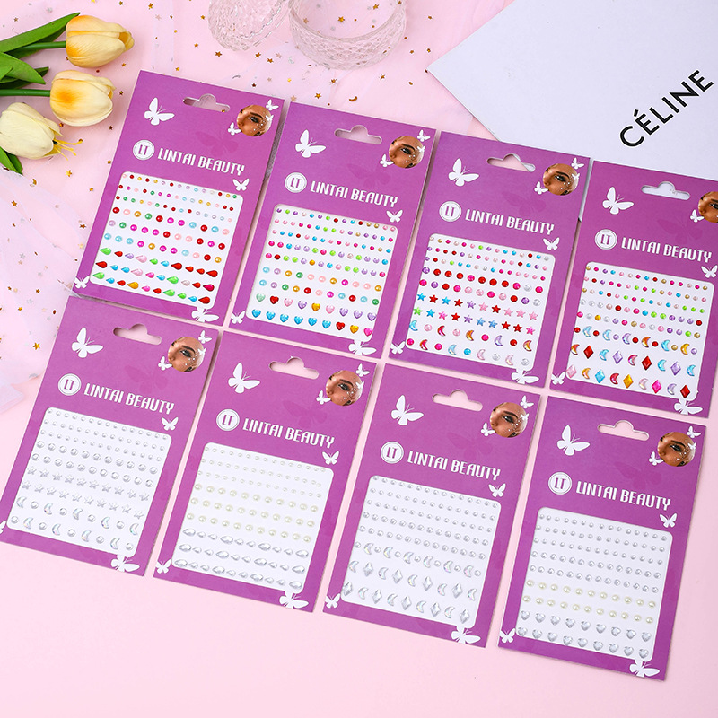 Hot Selling Face Gems Stickers - Beauty Of Makeup ulasan dan harga