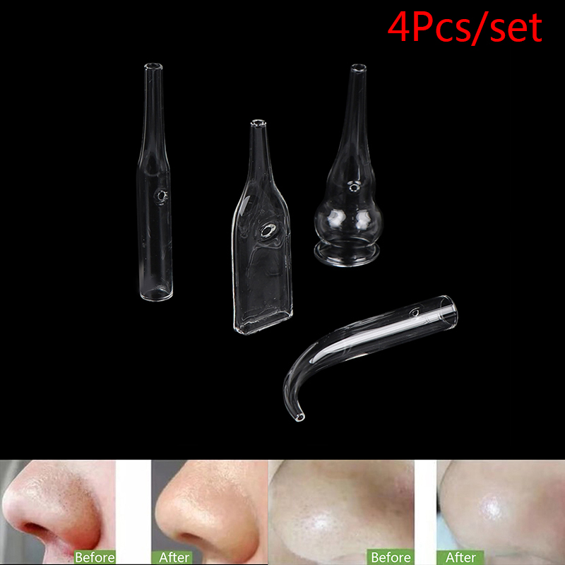 4Pcs/Set Blackhead Removal Gla - Pore Vacuum ulasan dan harga